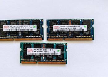 Pamięć 3sztuki RAM DDR3 Hynix 4 GB SO-DIMM