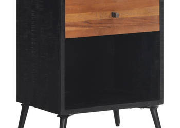 Szafka nocna 40x30x50 cm lite drewno tekowe WM-358529