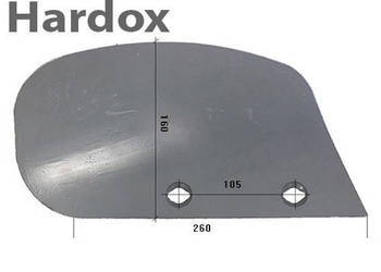 Odkładnia przedpłużka HARDOX 91803/P części do pługa OVERUM