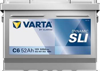 Akumulator 52Ah 520A EN VARTA Dynamic C6