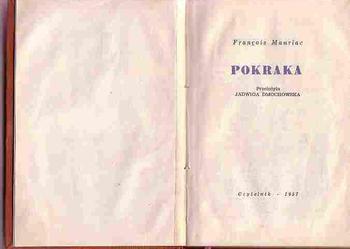(2545) POKRAKA - FRANCOIS MAURIAC.