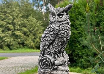 Sowa gipsowa figurka ogrodowa sowa ogrodowa Dekoracja