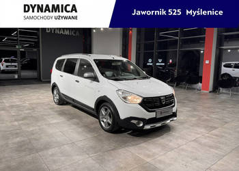 Dacia Lodgy Stepway 1.6 102KM M5 2019 r., salon PL, 7-mio osobowa, I właśc…