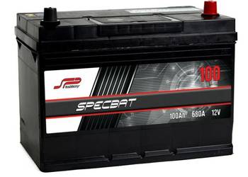 Akumulator 100Ah 680A SPECBAT  EN Japan PRAWY PLUS