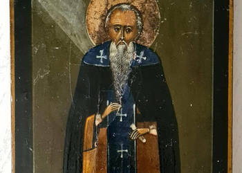 Ikona Święty Sergiusz z Radoneża, XIX wiek, 0107
