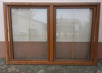 Okna złoty dąb z demontażu