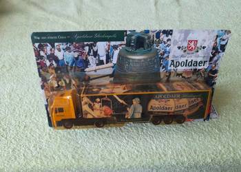 Kolekcjonerski model ciężarówki reklamowej browaru Apoldaer