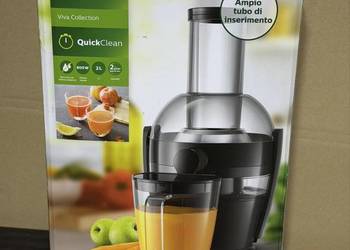 Sokowirówka Philips HR1856/70 800W Duży Otwór Pojemnik na Sok