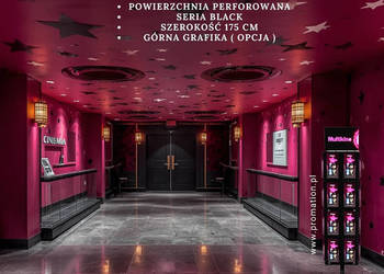 Obrotowy stojak Premium P661DL – 32 kieszenie DL, czarna perforacja