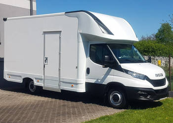 Iveco Daily KONTENER NISKOPODŁOGOWY 4,43x2,23x2,42 SKLEP BAR FOODTRUCK KAM…