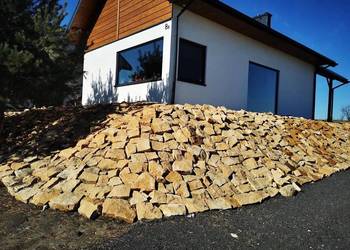 Kamień Ogrodowy na Skarpy Murki Naturalny Piaskowiec Producent łupek murak