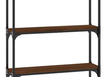 Stolik konsolowy brązowy dąb 75x225x75 cm WM-834034