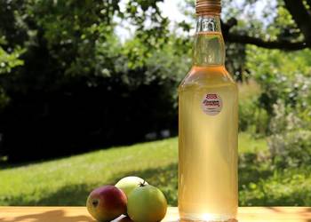 Ocet jabłkowy 0,5l, prawdziwie domowy (Szklana butelka)