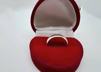 Nowa Rodowana, Srebrna Obrączka pr. 925 2,65g (Rozmiar 12)