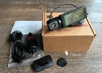 Kamera samochodowa, podwójny obiektyw 1080P HD z przodu 720P HD z tyłu
