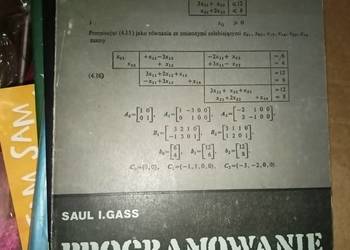 Programowanie liniowe tanie książki wysyłka gratis Trójmiasto podręczniki