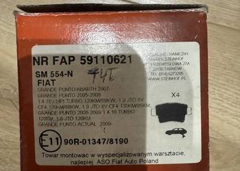 Klocki hamulcowe tył Fiat Grande Punto -59110621