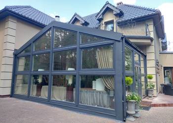Ogród zimowy architektura ogrodowa 35m2 EKOBARN STAN DEWELOPERSKI