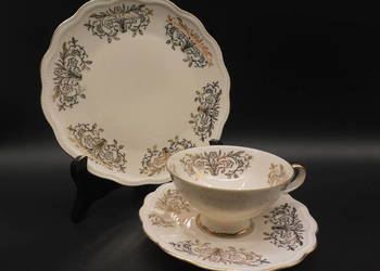 Zestaw śniadaniowy trio z porcelany, Seltmann Weiden Bavaria