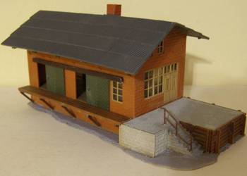 Domek na makietę Nr 19 , kolejka , skala H0