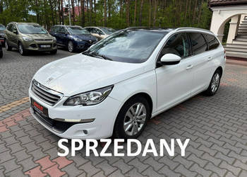 Peugeot 308 SW 1.6 HDI 120 KM Panorama Kamera Hak Biała perła T9 (2014-202…