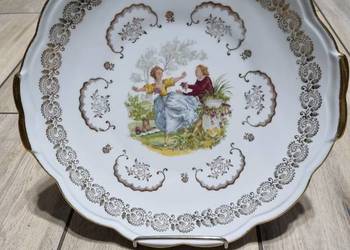 Talerz Porcelana francuska  Para Dworska