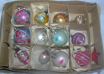 bombki vintage 12 sztuk_Dvin
