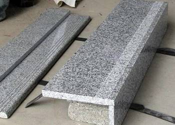 GRANIT na schody 120x30x2 KAMIEŃ naturalny szary