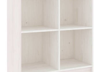 Szafka biała 70x33x76 cm lite drewno sosnowe WM-809949
