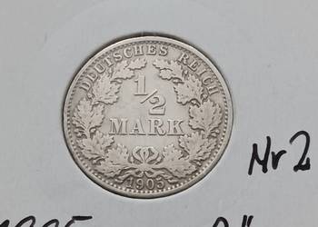 1/2 Marki Prusy 1905 r. - nr. 2 - mennica A