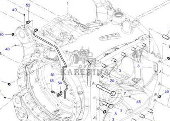 Fendt 930 933 936 939 942 Vario Gen 6 Obudowa Osi Tylnej Wału Koła CZĘŚCI …