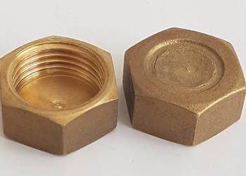 Korek hydrauliczny mosiężny 3/4 cala gwint wewnętrzny zaślepka