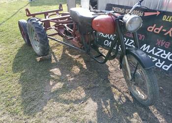 WSK 125 Trójkołowiec Bieg wsteczny.