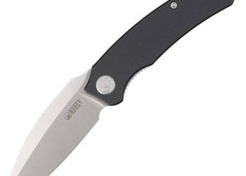 Nóż składany Kubey Knife Leaf Black G10, Bead Blasted AUS-10 by Tiguass (K…