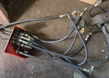 Rozdzielacz hydrauliczny 4 sekcje mini traktor kubota przewody hydraulika