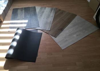 Nowa posadzka Panele Winylowe na klej w czterech odcieniach drewna  Dodać d