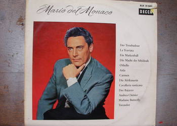 Klastka LP; MARIO DEL MONACO .
