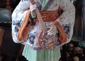 figura porcelana sygnowana z brakami potężna i ciężka 12 KILO A 94 WYS figu