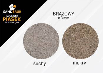 Suchy Piasek Granitowy Fuga Zasypka Brązowy 0-2mm