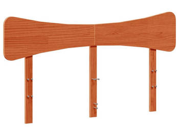 Wezgłowie do łóżka woskowy brąz 160 cm lite drewno sosnowe WM-844772