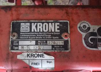 Pługi 3 skibowe krone mustang120