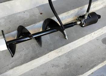 Wiertnica hydrauliczna z wiertłem 25 cm