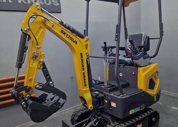 Mini Koparka Berger Kraus BK1250JS JOYSTICK skrętne ramie z łyżka 380mm