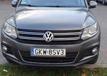 Volkswagen Tiguan wersja cup z 2015 roku 4 motion DSG niski przebieg
