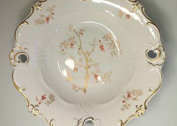 Pozłacana patera manufaktura Weimar Japanzweig