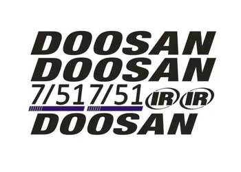 Naklejki oklejenie DOOSAN 7/51 Zamiennik