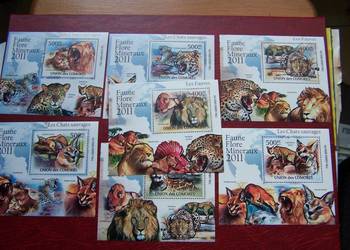 Komory 2011 MNH Dzikie koty Afryki Nakład 2500