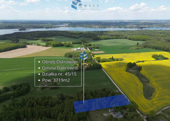 Oferta sprzedaży gruntu 3719m2 Ostrowite
