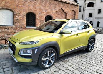 Hyundai Kona LIMITED 1.6 LIME GREEN - skóra-automat- Stan perfekcyjny