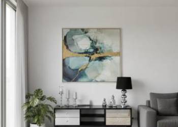 Komoda Lustrzana 140cm Czarny Glass | Cichy Domyk | Nowoczesna RTV